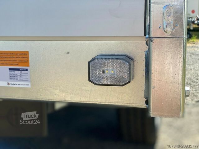 Üç yöne devirmeli römork SARIS Heckkipper - K1 256 150 1.500kg mit Handpumpe