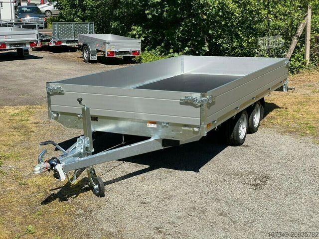 Remolque abierto SARIS PL 406 204 3500 kg - mit niedrig Fahrwerk