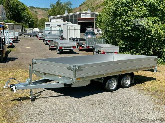Remolque abierto SARIS PL 406 204 3500 kg - mit niedrig Fahrwerk