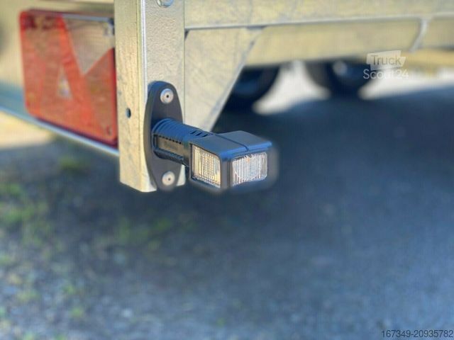 Remolque abierto SARIS PL 406 204 3500 kg - mit niedrig Fahrwerk