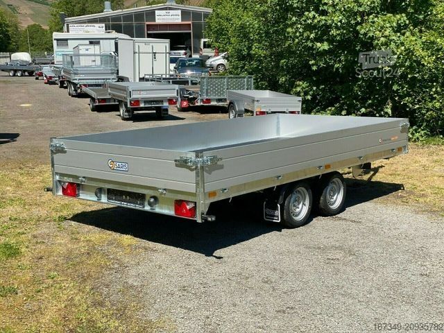 Remolque abierto SARIS PL 406 204 3500 kg - mit niedrig Fahrwerk