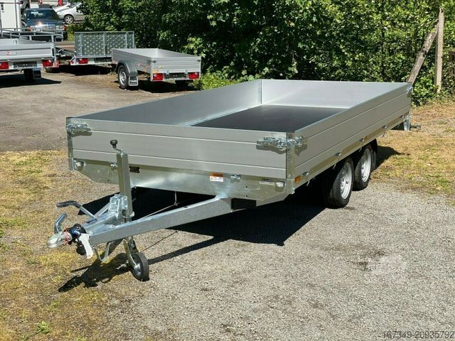 Autós utánfutó SARIS PL 406 204 3500 kg - mit niedrig Fahrwerk