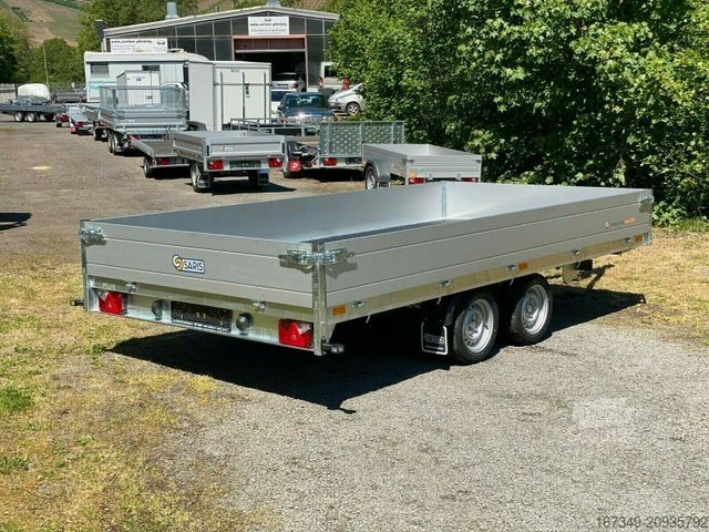 Autós utánfutó SARIS PL 406 204 3500 kg - mit niedrig Fahrwerk