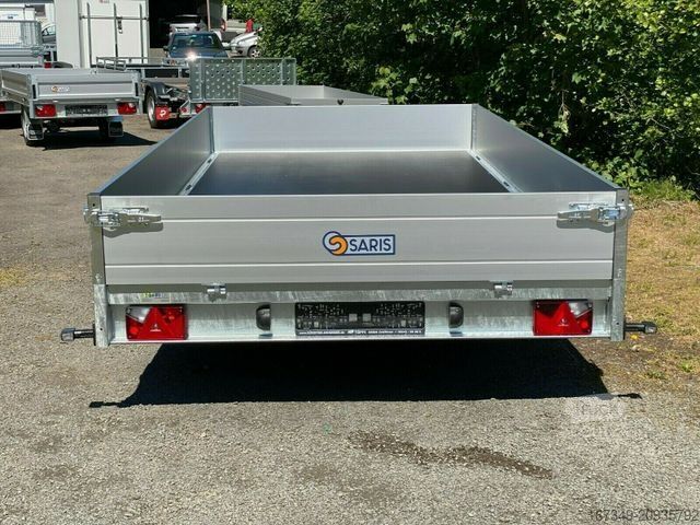 Autós utánfutó SARIS PL 406 204 3500 kg - mit niedrig Fahrwerk