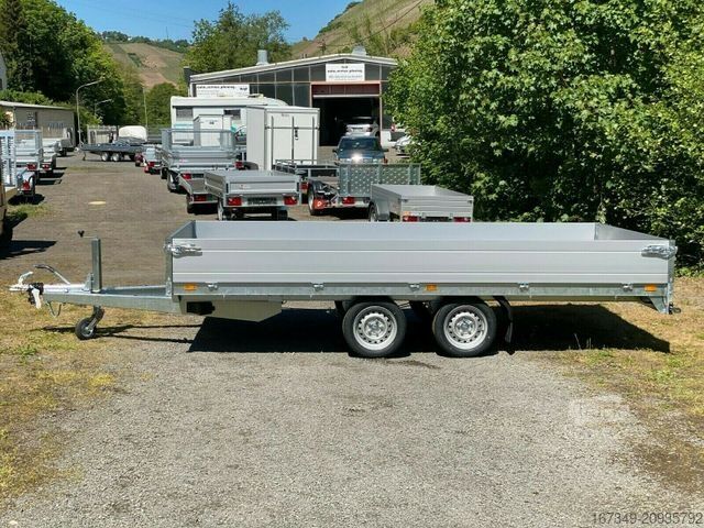 Autós utánfutó SARIS PL 406 204 3500 kg - mit niedrig Fahrwerk