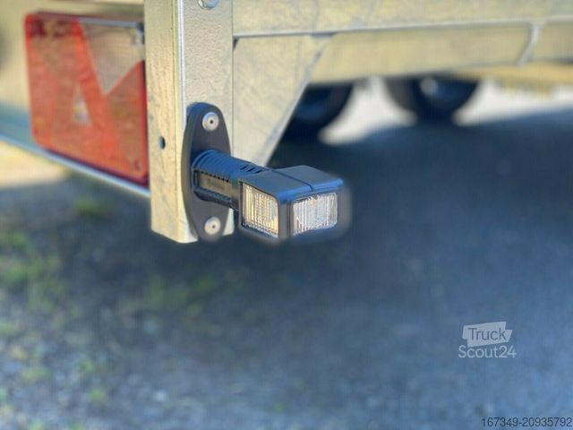 Autós utánfutó SARIS PL 406 204 3500 kg - mit niedrig Fahrwerk