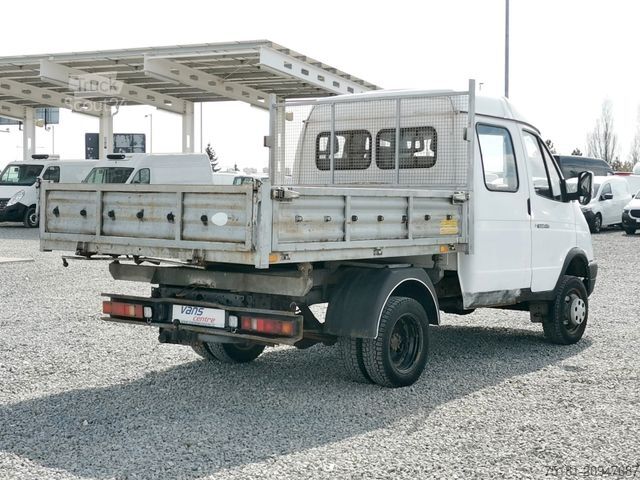 Sklápěcí dodávka GAZ ELLE 2.6TD/85kw 4X4 KIPPER/6 SITZE/ AHK