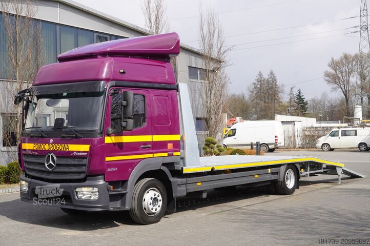 Araç taşıyıcı kamyonlar Mercedes-Benz Atego 1224 / New galvanized tow truck