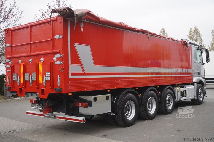 Graudu pašizgāzējs Mercedes-Benz Actros 3563 8x4 / Tipper for grain 20 t
