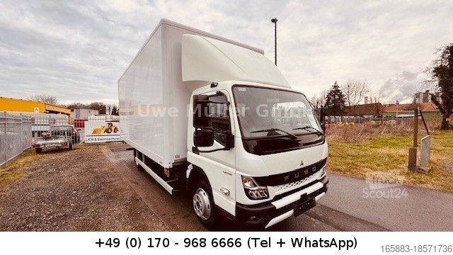 Furgonetka FUSO Canter 7 C 18 Koffer und Ladebordwand 1000 kg