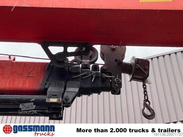 LKW mit Pritsche (offen) Mercedes-Benz 2635 6x4, V8, Heckkran Palfinger PK 28000, Funk,