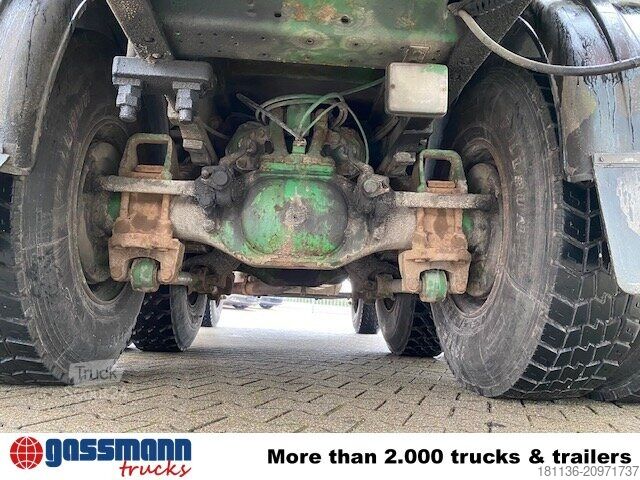 LKW mit Pritsche (offen) Mercedes-Benz 2635 6x4, V8, Heckkran Palfinger PK 28000, Funk,