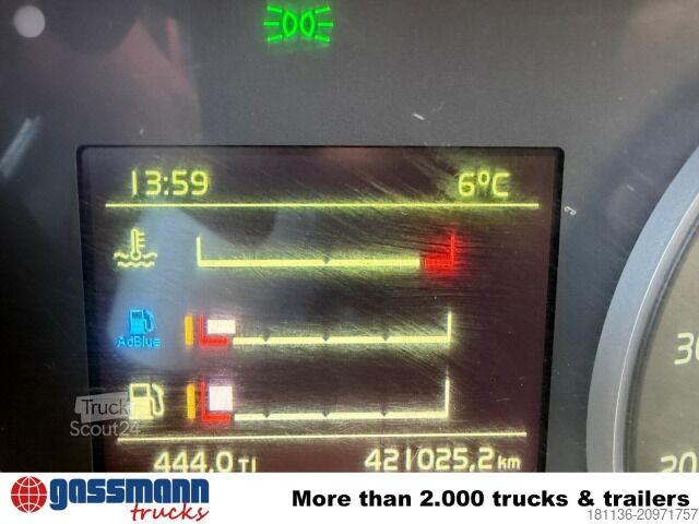 Abrollkipper Volvo FM 460 8x4, Liftbare Antriebsachse