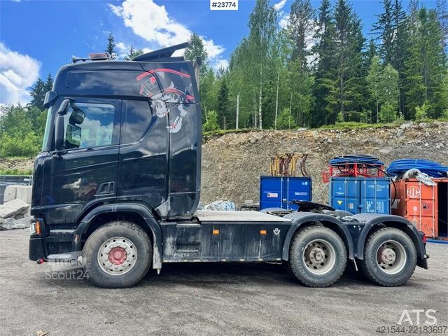 Standard tractor Scania R650 6x4 Tractor Unit – Straight Pipes – Only 265,