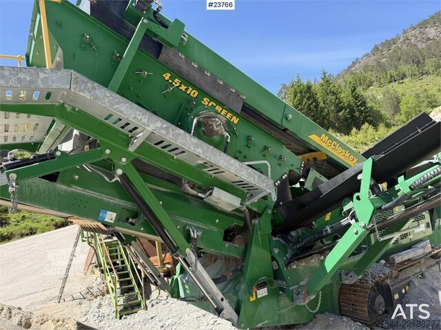 Screeningsanlegg McCloskey S80 screening plant with Svedala Arbrå cone crushe