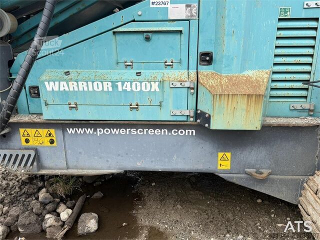 Sijāšanas iekārta Powerscreen Warrior 1400X screening plant