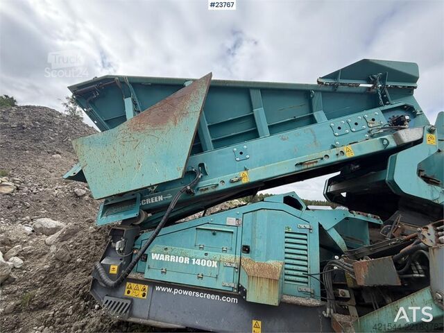 Sijāšanas iekārta Powerscreen Warrior 1400X screening plant