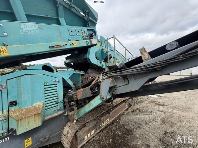 Sijāšanas iekārta Powerscreen Warrior 1400X screening plant