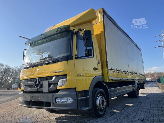 Plattewagen met zeil Mercedes-Benz Atego 1224 , Euro5, Klima, Blatt/Luft