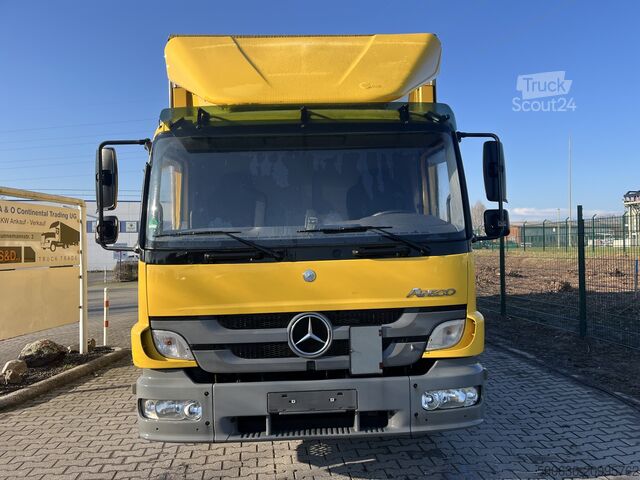 Plattewagen met zeil Mercedes-Benz Atego 1224 , Euro5, Klima, Blatt/Luft