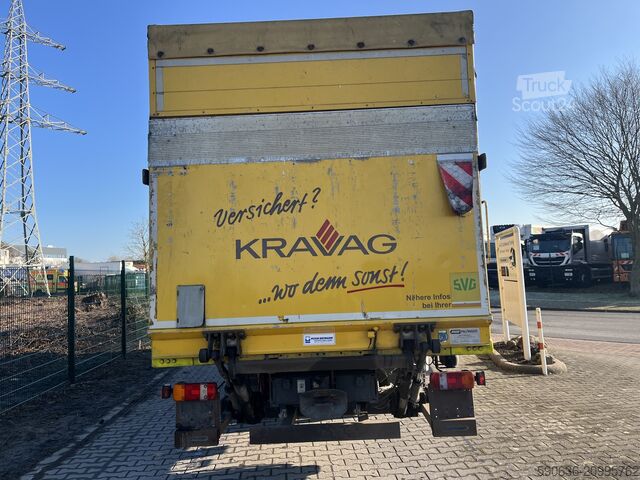 Plattewagen met zeil Mercedes-Benz Atego 1224 , Euro5, Klima, Blatt/Luft