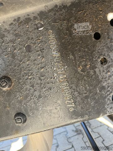 Plattewagen met zeil Mercedes-Benz Atego 1224 , Euro5, Klima, Blatt/Luft