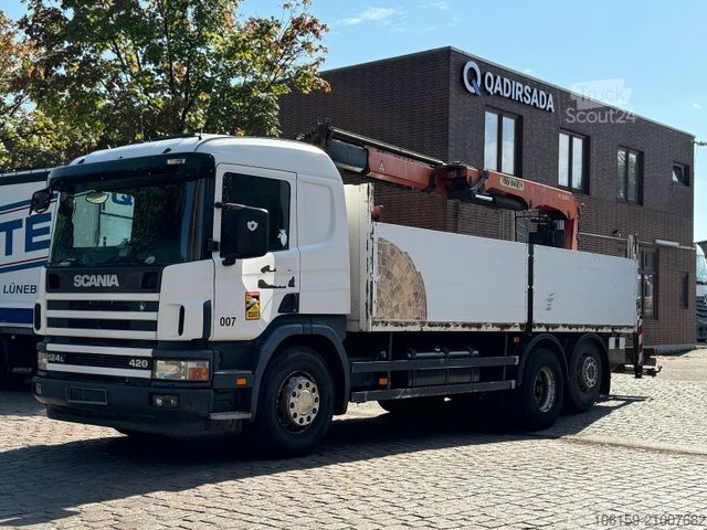 Бортовой грузовик SCANIA 124 L / 420 PS / 6x2 /PK 16000 L
