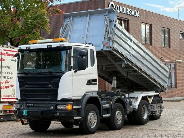 Kipper LKW SCANIA G 450 Meiller Bordmatik 8x4 Retarder