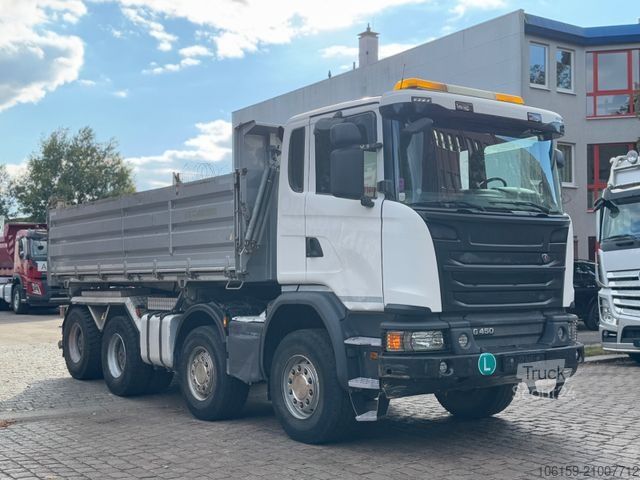 Kipper LKW SCANIA G 450 Meiller Bordmatik 8x4 Retarder