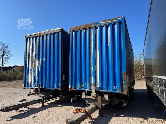 Swap-chassis trailer H&W Tandem mit Brücke 2 x vorhanden STANDORT MÜNSTER