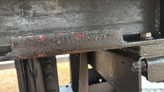 Koffer aanhanger  Walther  2to. Lbw Palfinger + Durchlader