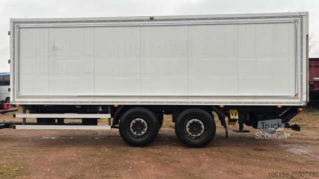 Koffer aanhanger  Walther  2to. Lbw Palfinger + Durchlader