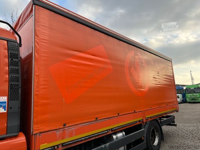 Камион платформа с брезент MAN TGA 18.350 Hydro 4x4 /4.000L Wassertank + Kompr.