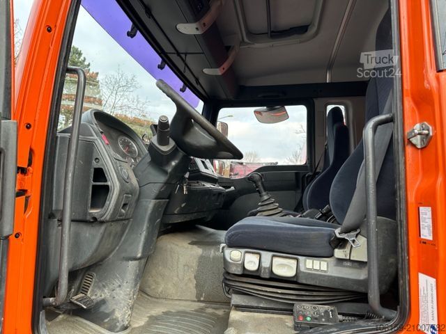 Камион платформа с брезент MAN TGA 18.350 Hydro 4x4 /4.000L Wassertank + Kompr.