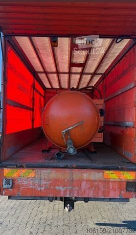 Камион платформа с брезент MAN TGA 18.350 Hydro 4x4 /4.000L Wassertank + Kompr.