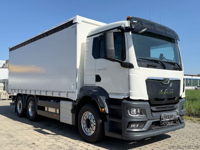 Камион платформа с брезент MAN TGS 26.440 6x2 Lift+Lenk  Gomm Pritsche + Lbw 2t
