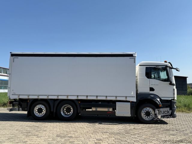 Камион платформа с брезент MAN TGS 26.440 6x2 Lift+Lenk  Gomm Pritsche + Lbw 2t