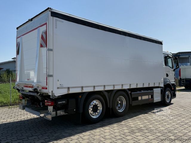 Камион платформа с брезент MAN TGS 26.440 6x2 Lift+Lenk  Gomm Pritsche + Lbw 2t