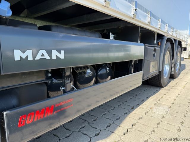 Камион платформа с брезент MAN TGS 26.440 6x2 Lift+Lenk  Gomm Pritsche + Lbw 2t