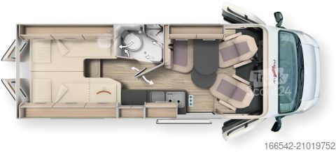 Camping-car Malibu Van First Class - Two Rooms 640 LE RB 180PS/Autom/Winter-Paket/RFK/Fahrassistens-Paket