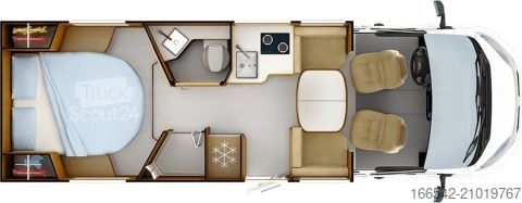Half-integraal camper Rapido C 86i 140PS/Autom/Dieselh/Solar/Lithium