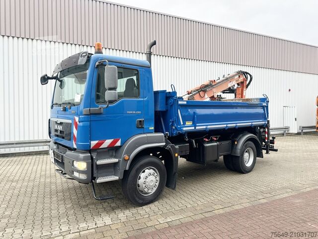 Torenkraan MAN TGM 18.290 4X4 BB TGM 18.290 4X4 BB, EEV, Heckkran Atlas AK 115.2V, Funk