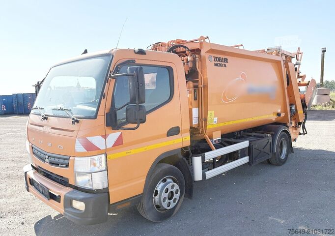 Vuilniswagen Mitsubishi Fuso 7C18 4x2 Fuso 7C18 4x2, Zöller Micro XL 7, Zöller Schüttung