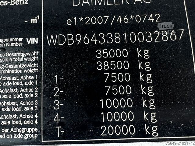 Centrale à béton mobile Mercedes-Benz Arocs 3251 8x4/4 Arocs 3251 8x4/4, Betonmischer Liebherr ca. 9m³
