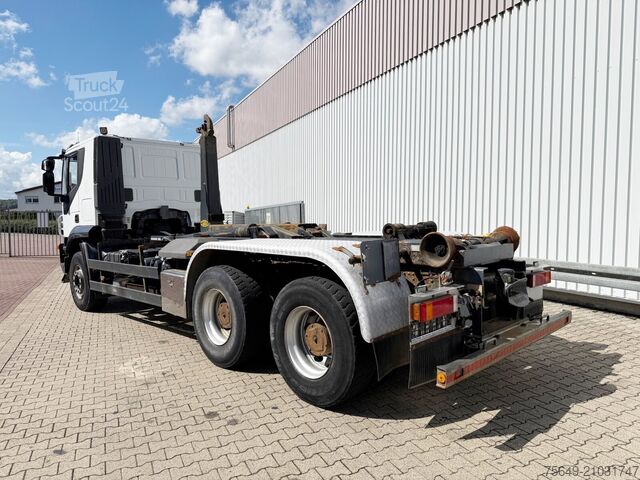 Ruloninė konteinerinė savivartis Iveco-Magirus Trakker AT380T45/P 6x4 Trakker AT380T45/P 6x4, EEV