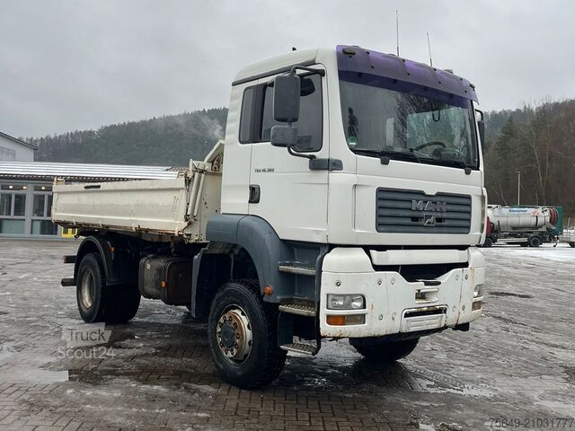 Driezijdige kipper MAN TGA 18.360 4X4 BB TGA 18.360 4X4 BB