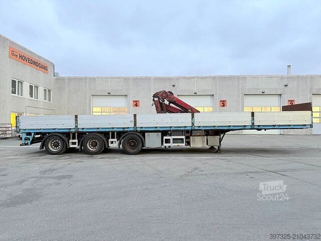 Remorque à plate-forme Pacton Flatbed / Flachbettauflieger / Ladtrailer
