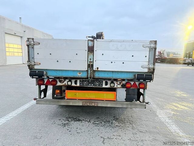 Remorque à plate-forme Pacton Flatbed / Flachbettauflieger / Ladtrailer