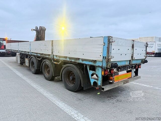 Remorque à plate-forme Pacton Flatbed / Flachbettauflieger / Ladtrailer