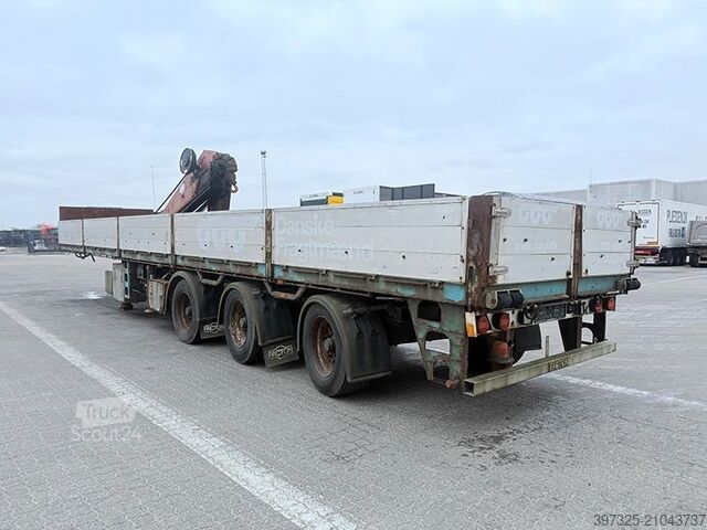 Remorque à plate-forme Pacton Flatbed / Flachbettauflieger / Ladtrailer